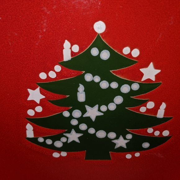 Waectersbach red Christmas tree 10" dinner plate - Picture 2 of 2